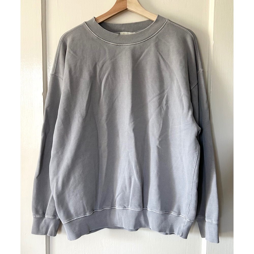 Elwood Core Organic Cotton Crewneck Sweatshirt Vintage Lavender Unisex M